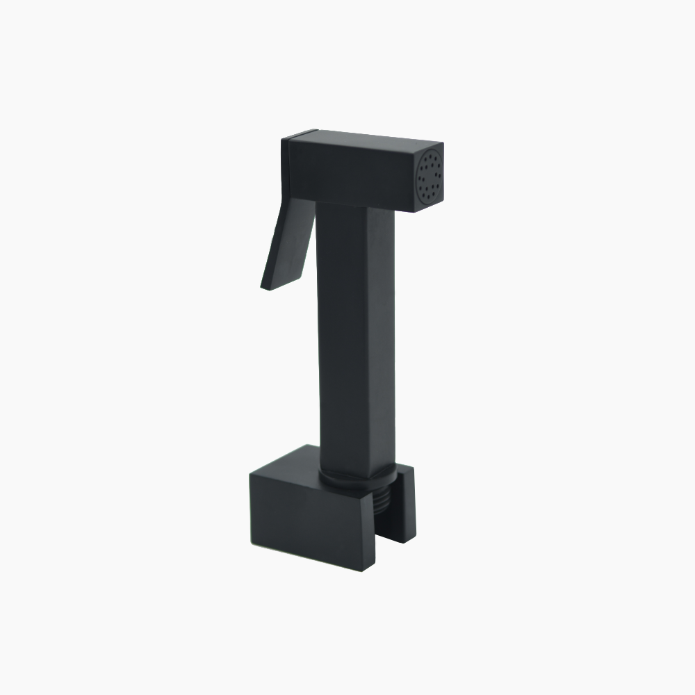 Ντους Μπιντέ Σωματικής Υγιεινής ''Brass'' Τετράγωνο Ματ Μαύρο 2289Β