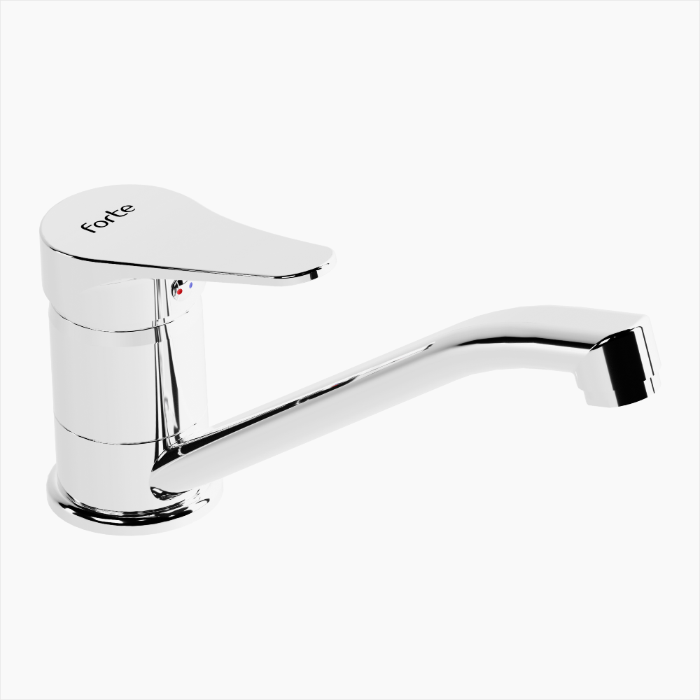 Μπαταρία Κουζίνας Ορειχάλκινη Forte  M 1806-CHR Χρώμιο