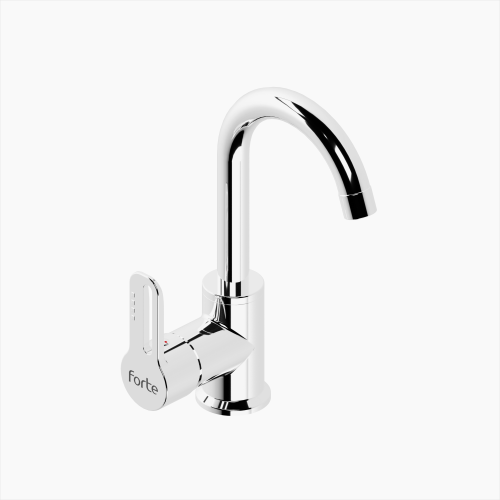 Μπαταρία Νιπτήρα Ορειχάλκινη Forte  M 2303-CHR Χρώμιο