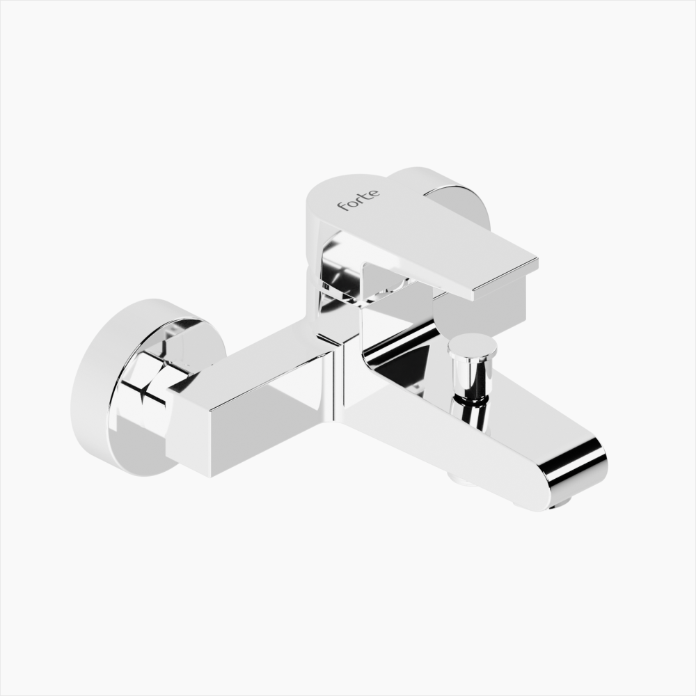 Μπαταρία Λουτρού Ορειχάλκινη Forte  M 2501-CHR Χρώμιο