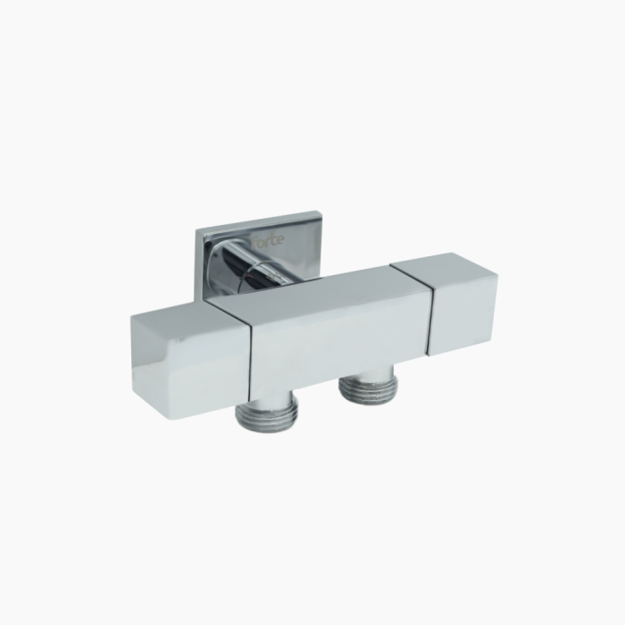 Επιτοίχιος Διπλός Διακόπτης Μπιντέ Χρώμιο