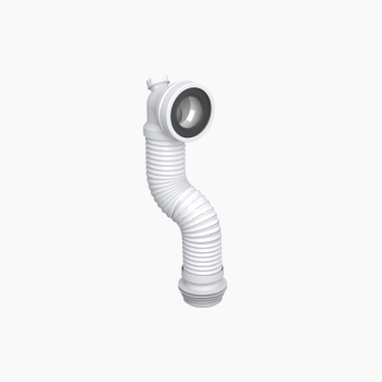 Σπιράλ Σύνδεσης WC  90° Γωνία  Φ100 x 460 mm με Πρόσβαση Φ40 mm 1062