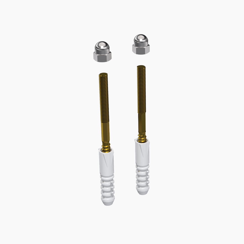 Σετ Στήριξης WC με 2 Τεμ. Βίδες  1290