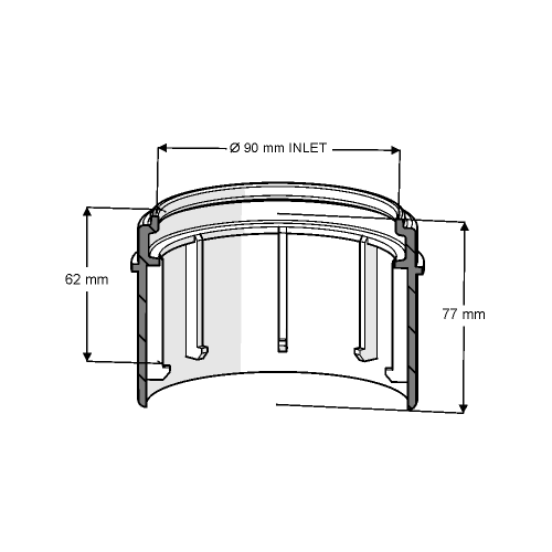 Μετατροπέας Αποχέτευσης  Φ90 / Φ110 mm   1191
