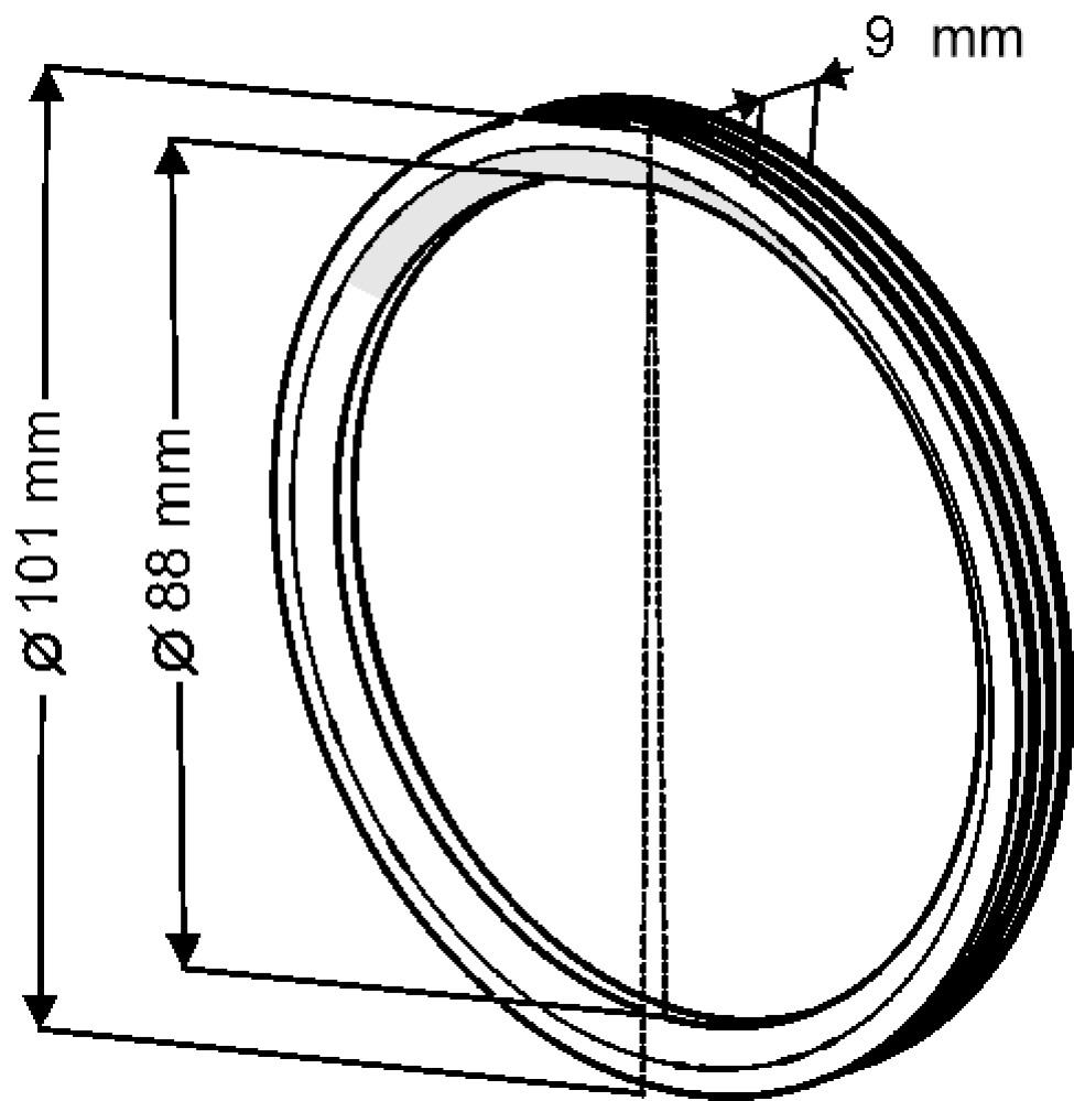Στεγανό Εξόδου Σωλήνα Αποχέτευσης Φ90 mm 1198