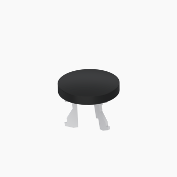 Ροζέτα Υπερχείλισης Νιπτήρα Τύπου ''C'' Μαύρο 1225