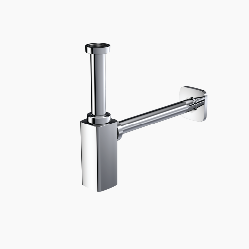 Σιφώνι Νιπτήρος Επεκτεινόμενο Τετράγωνο Χρώμιο 200-300 ABS