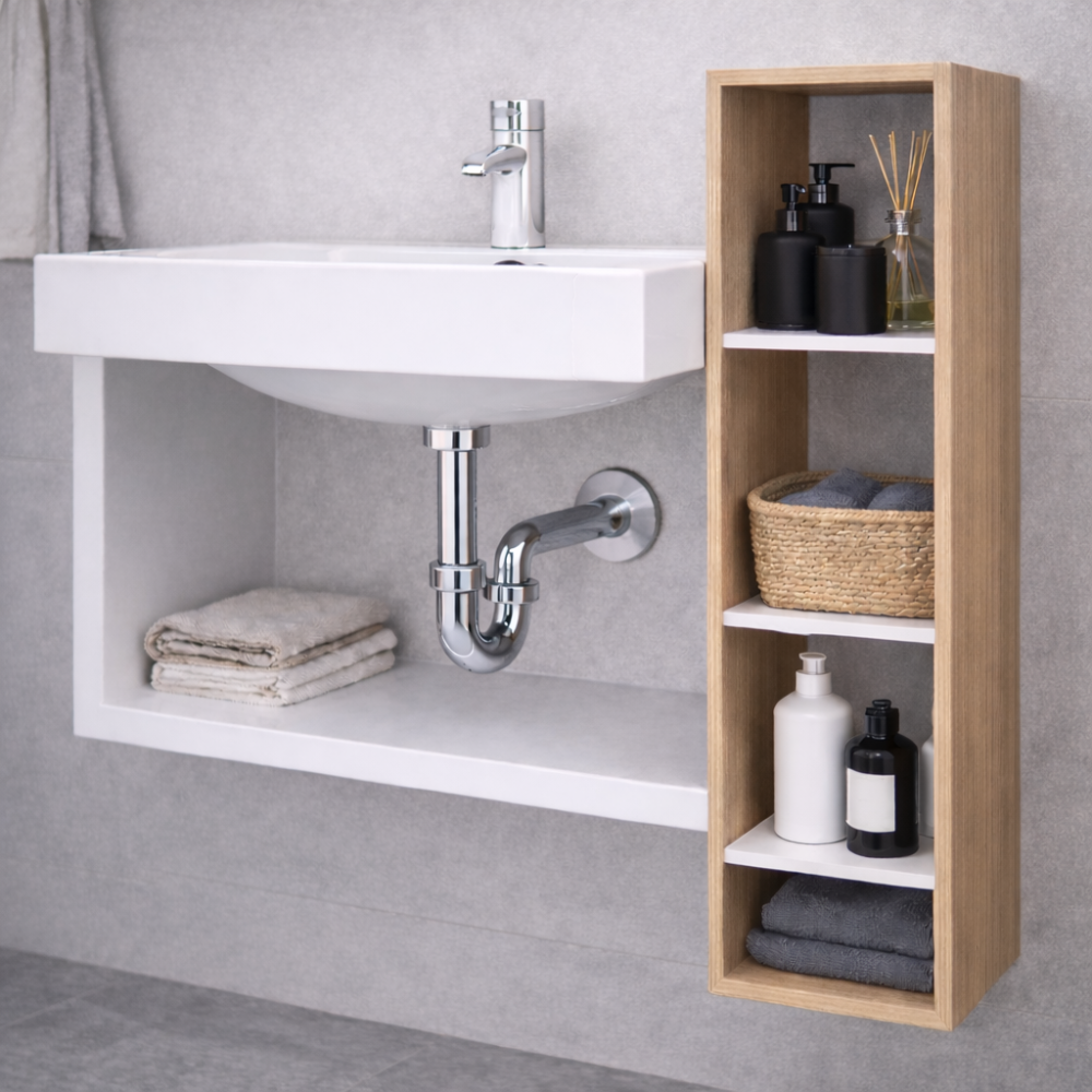 Σιφώνι Νιπτήρος ARC Επεκτεινόμενο Στρόγγυλο Χρώμιο 250-350 ABS