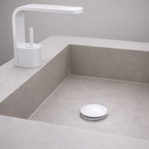 Βαλβίδα Νιπτήρα "Felix" Κεραμική Χωρίς Υπερχείλιση Ματ Λευκό   1523