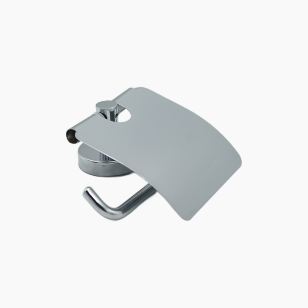 Χαρτοθήκη με καπάκι Χρώμιο