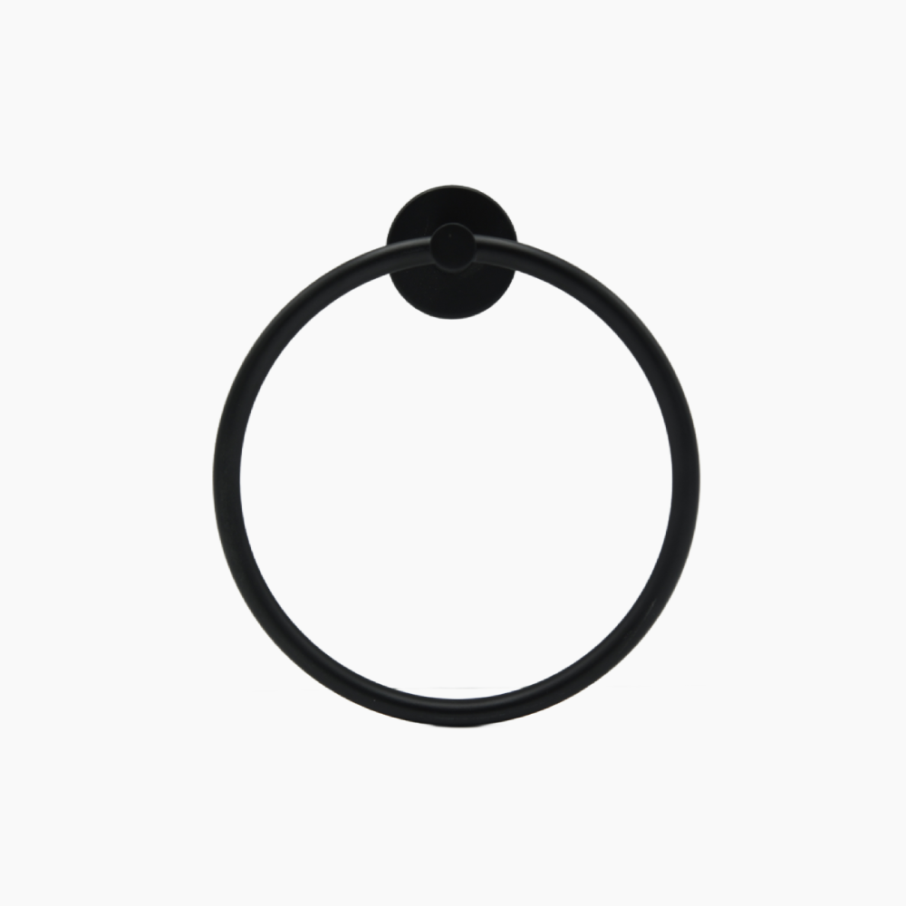 Κρεμάστρα πετσέτας κρίκος Μαύρο