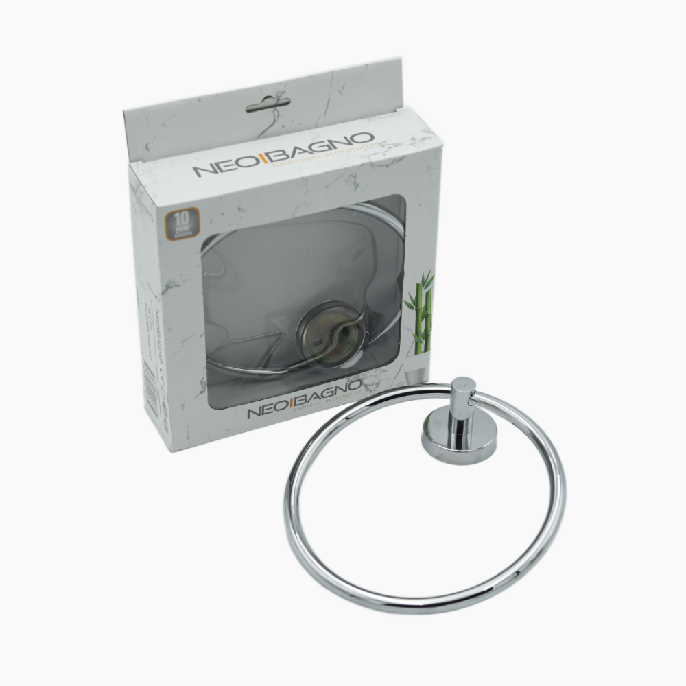 Κρεμάστρα πετσέτας κρίκος Χρώμιο